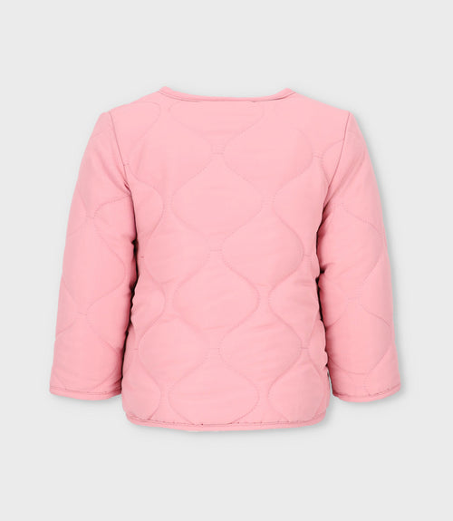 Chaqueta bebé floreada 3 meses / Coral
