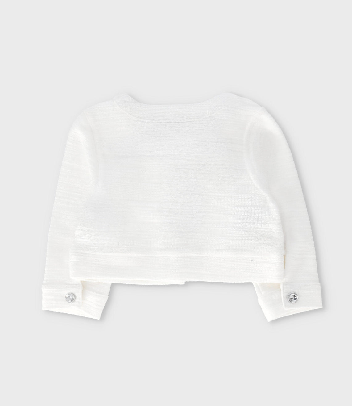 Chaqueta bebé con bordado 3 meses / Blanco