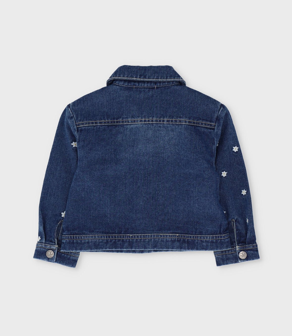 Chaqueta bebé con flores 3 meses / Azul Marino