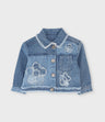Chaqueta bebé con flores
