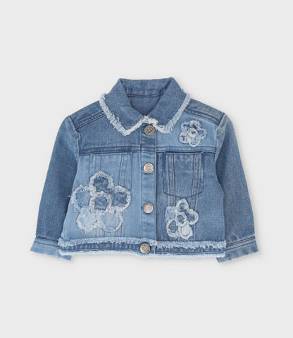 Chaqueta bebé con flores