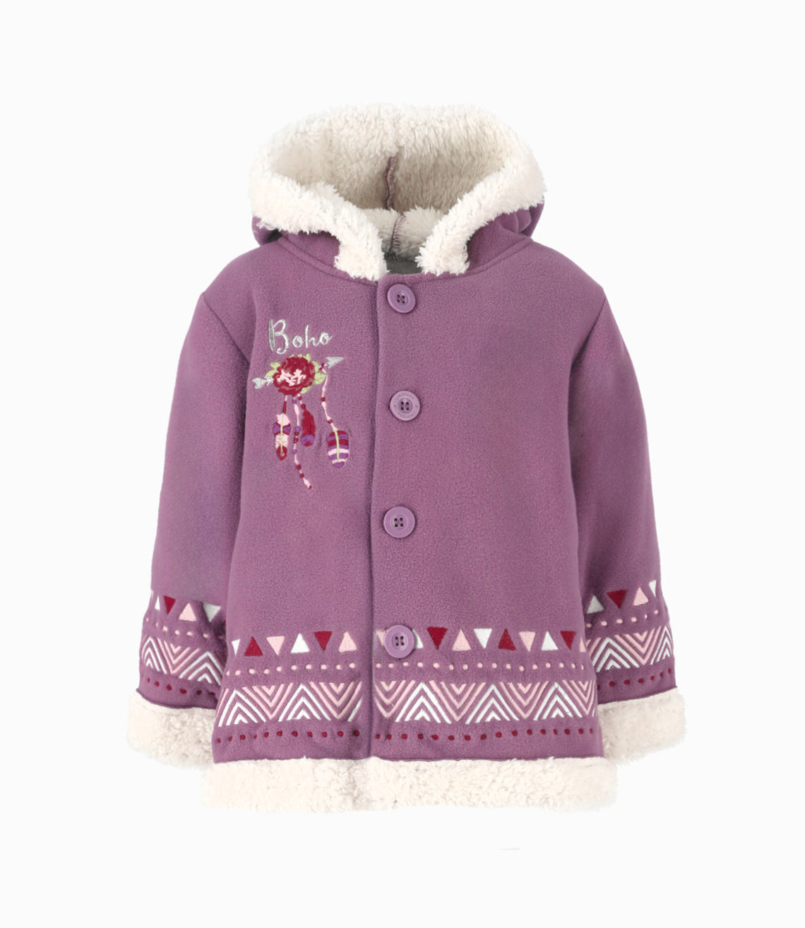 Chaqueta Bebé Con Estampado - 3 meses / Morado