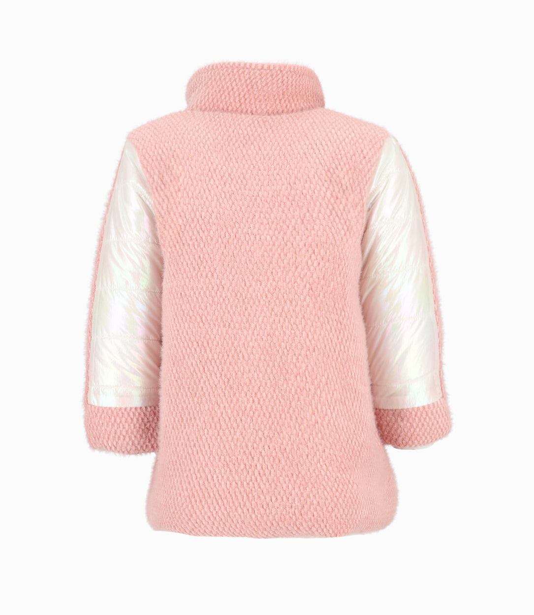 Chaqueta Bebé Metalizada 3 meses / Palo Rosa