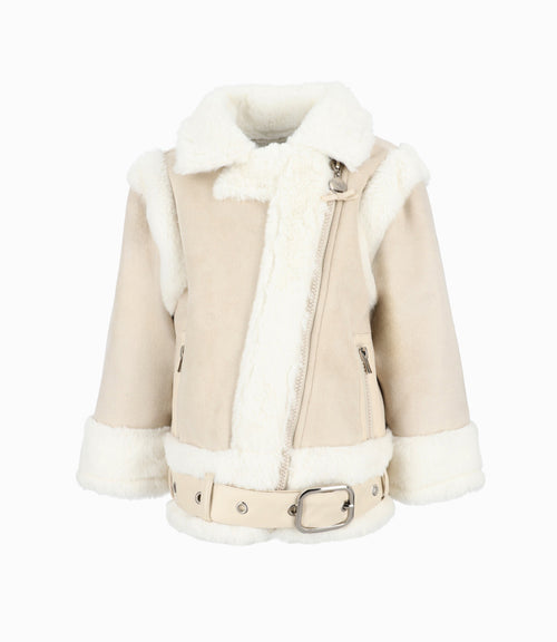 Chaqueta Bebé Aviadora 3 meses / Beige