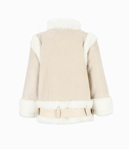 Chaqueta Bebé Aviadora 3 meses / Beige
