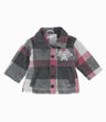 Chaqueta bebé niña cuadrillé