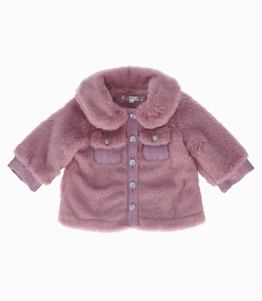 Chaqueta bebé niña sherpa