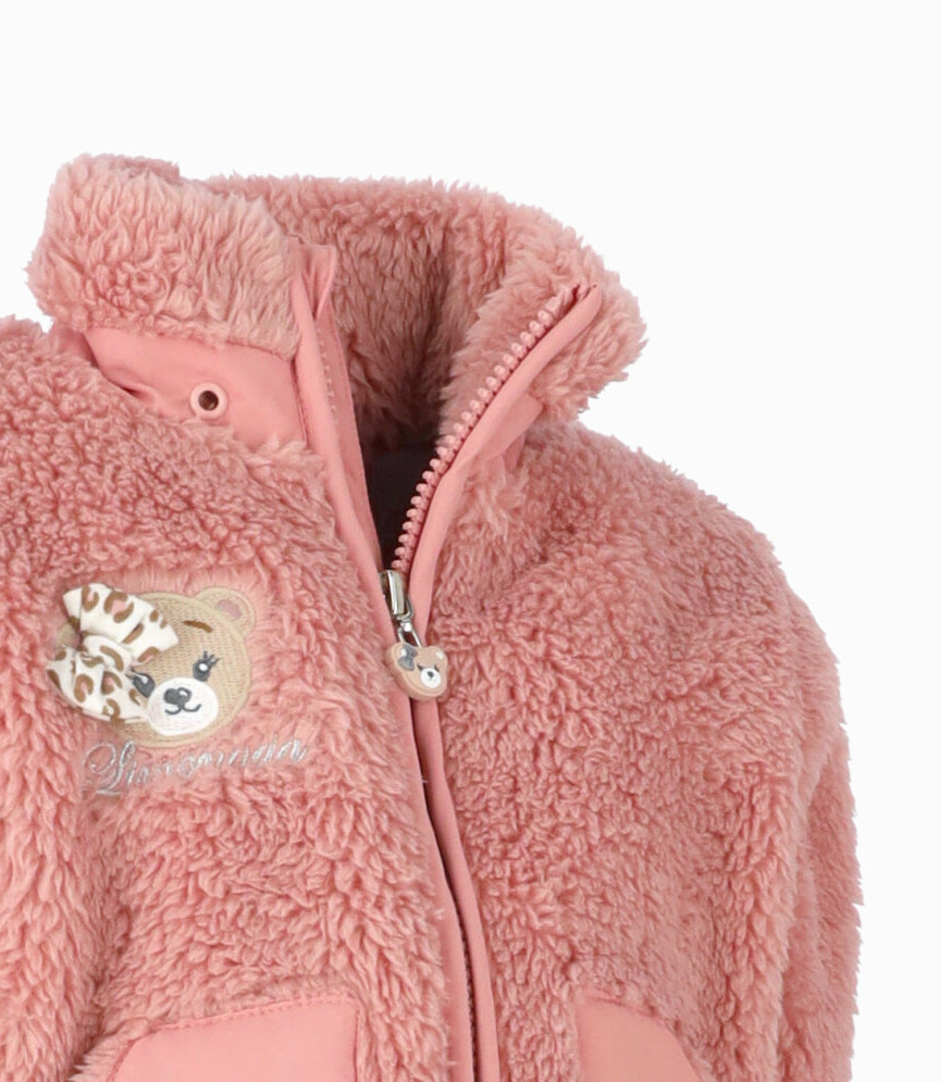 Chaqueta bebé niña polar