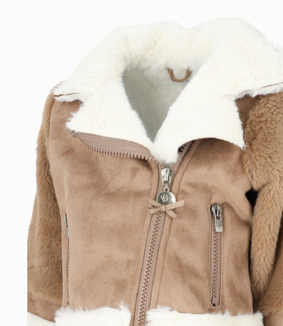 Chaqueta bebé niña aviadora