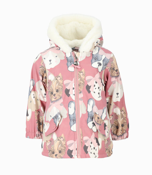 Chaqueta bebé niña con perritos
