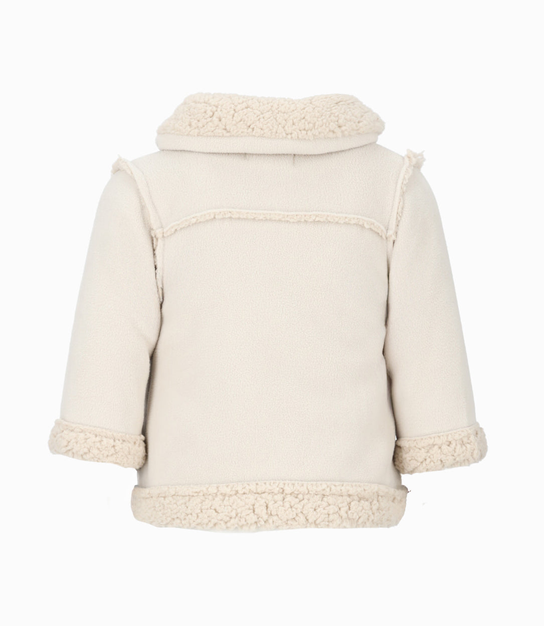 Chaqueta bebé niña gamulán 3 meses / Blanco