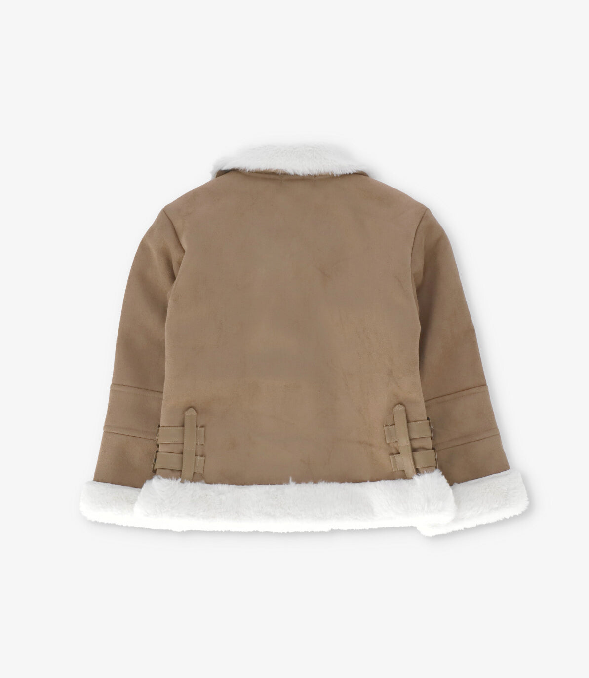 Chaqueta bebé aviadora de gamuza 3 meses / Café