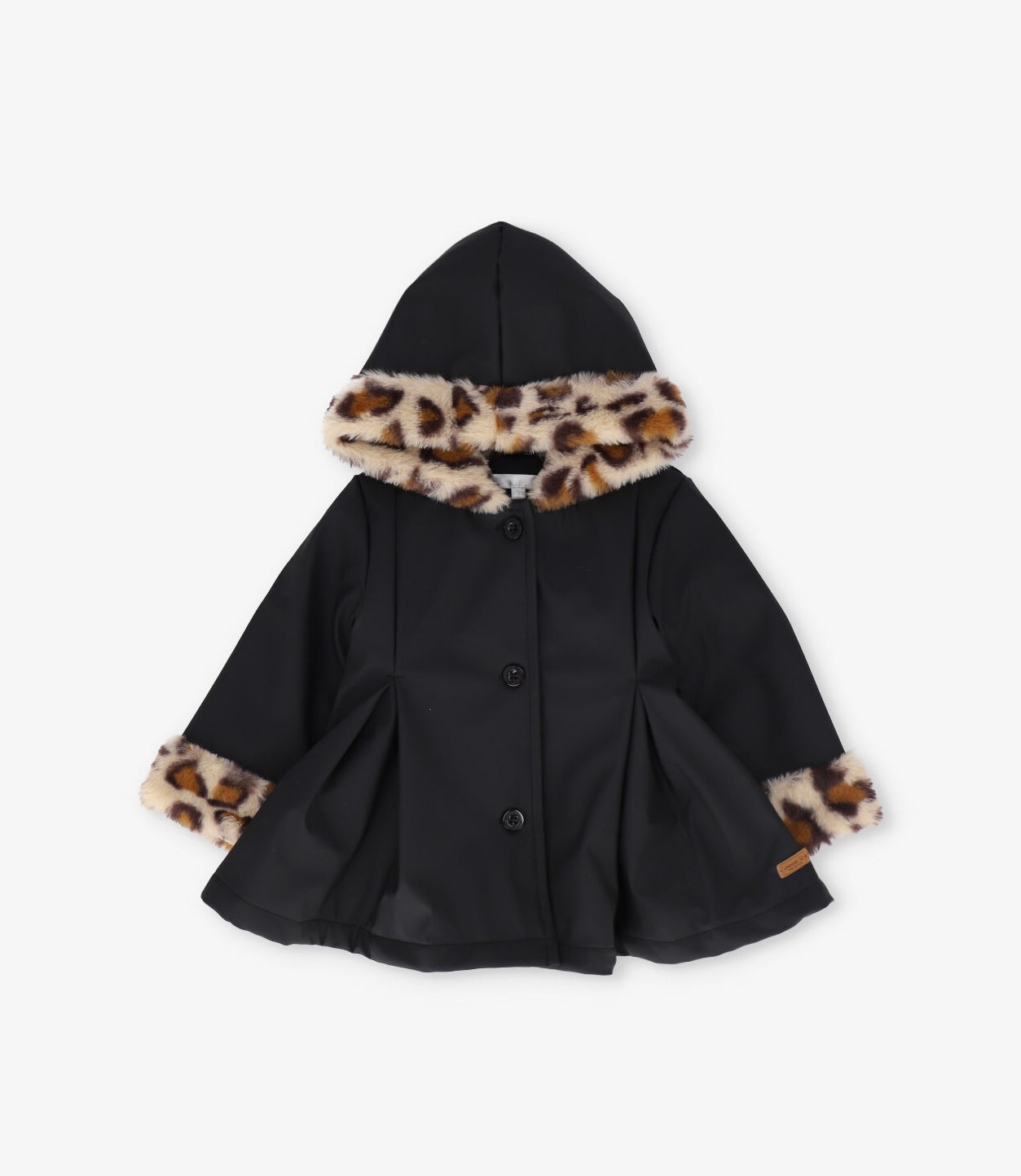 Chaqueta bebé animal print 3 meses / Negro