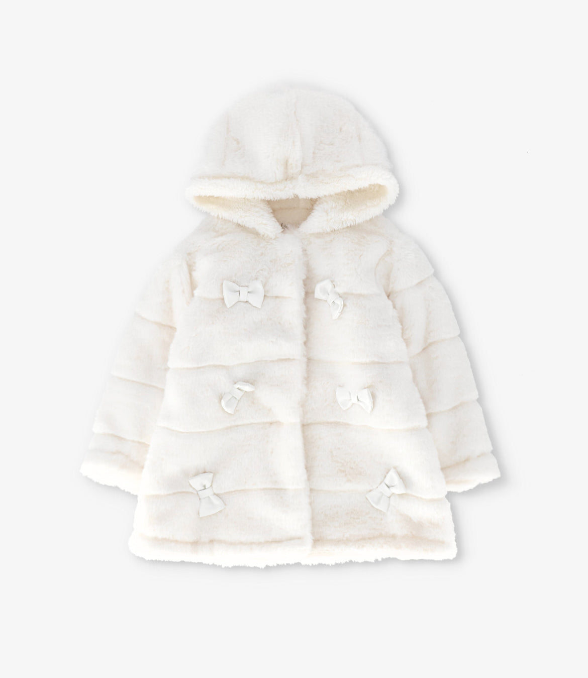 Chaqueta bebé con lazos 3 meses / Crudo