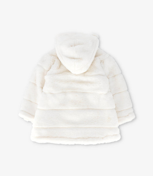 Chaqueta bebé con lazos 3 meses / Crudo