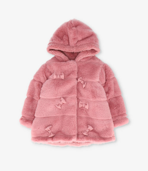 Chaqueta bebé con lazos 3 meses / Palo Rosa