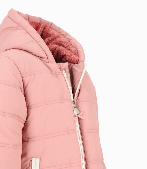 Parka Bebé Con Gorro 3 meses / Palo Rosa