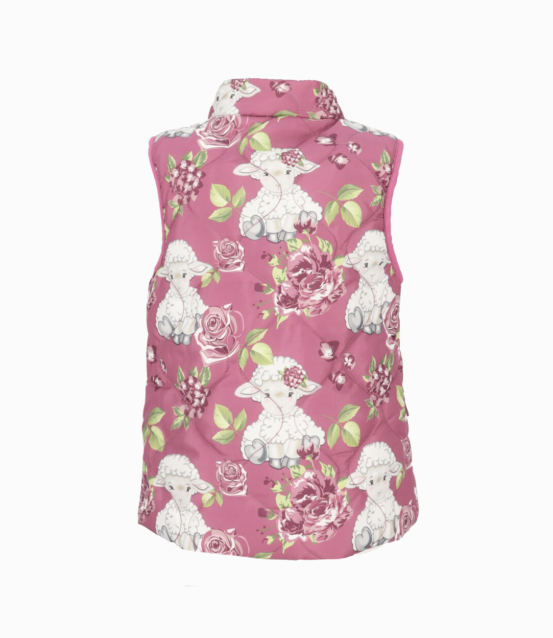Parka bebé niña sin mangas 3 meses / Palo Rosa