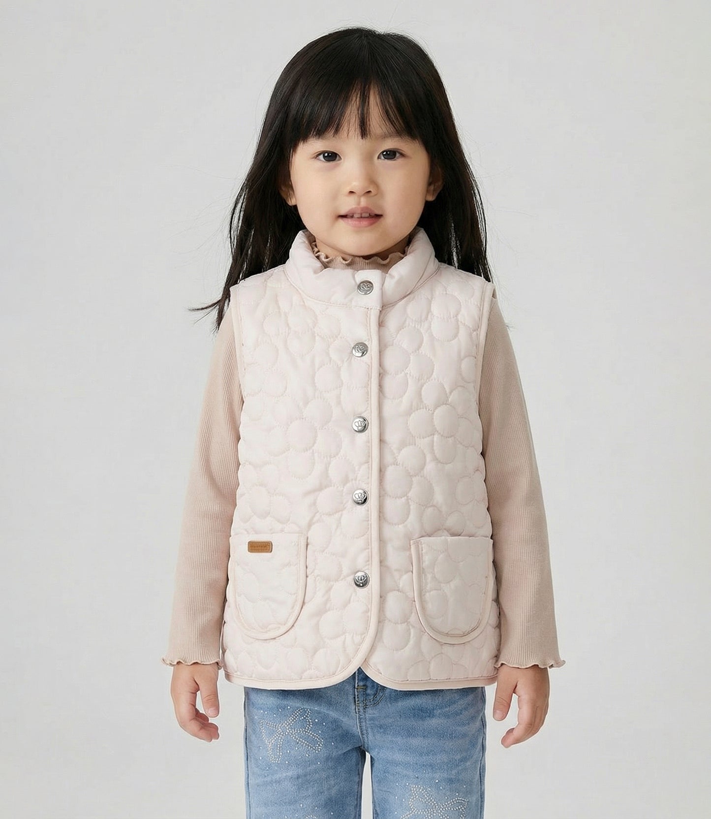 Parka bebé acolchada 3 meses / Beige