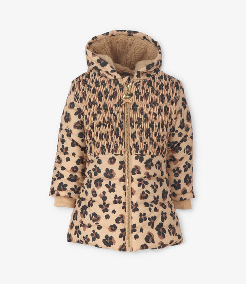 Parka bebé animal print 3 meses / Beige