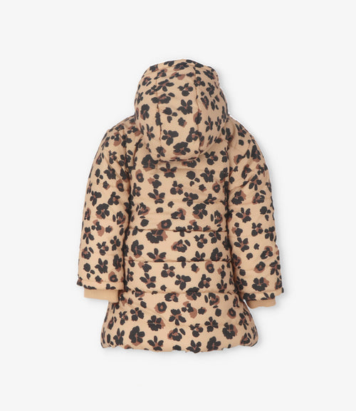 Parka bebé animal print 3 meses / Beige