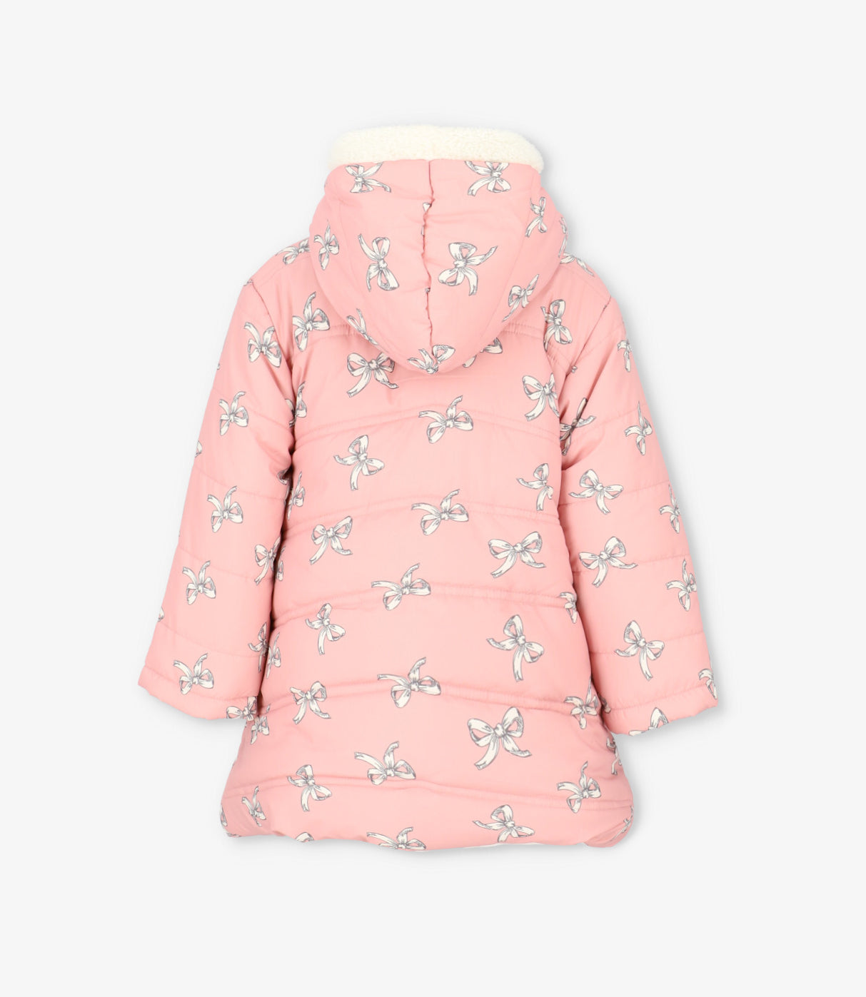 Parka bebé con lazos 3 meses / Rosado