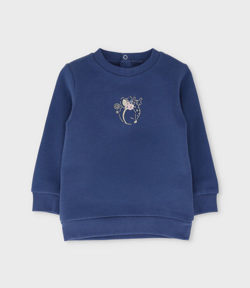 Polerón bebé básico 3 meses / Azul Marino