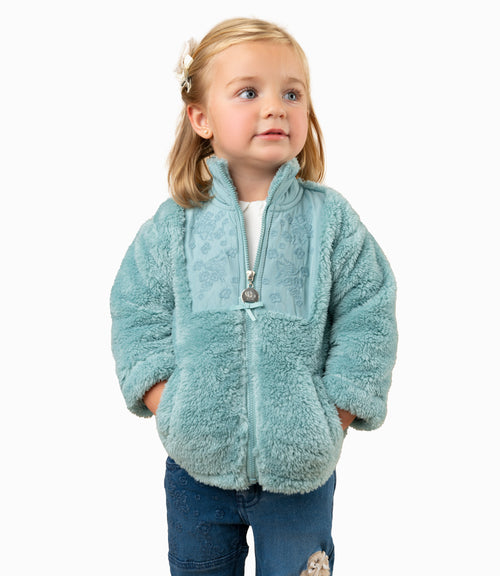 Polerón Bebé De Polar 3 meses / Menta