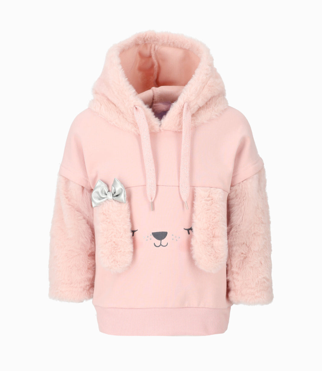 Polerón bebé niña con diseño 3 meses / Rosado