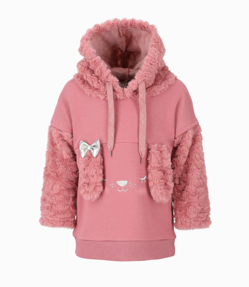 Polerón bebé niña con diseño 3 meses / Coral