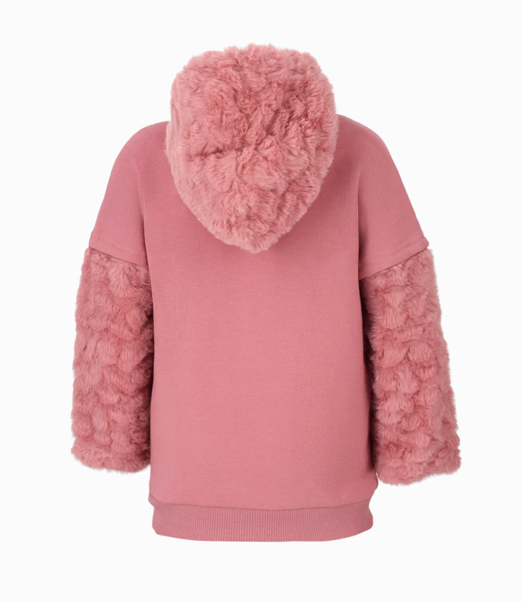 Polerón bebé niña con diseño 3 meses / Coral