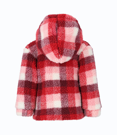 Polerón bebé niña cuadrillé