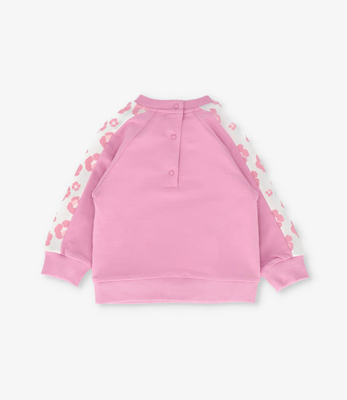 Polerón bebé animal print y oso