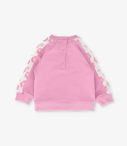 Polerón bebé animal print y oso