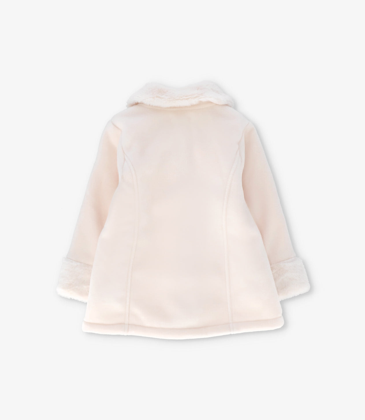 Abrigo bebé con lazos 3 meses / Crudo