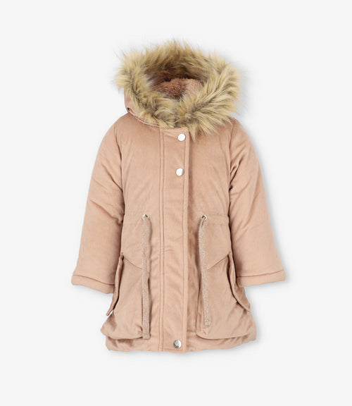 Abrigo bebé de cotelé 3 meses / Beige
