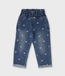 Jeans bebé con corazones