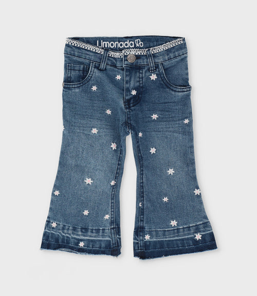 Jeans bebé acampanados 3 meses / Azul Marino