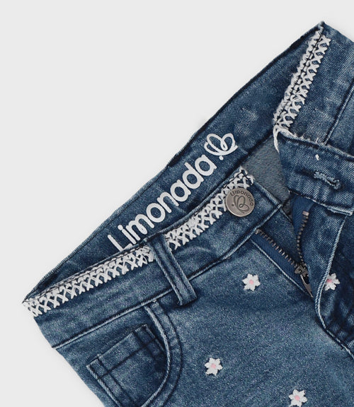 Jeans bebé acampanados 3 meses / Azul Marino