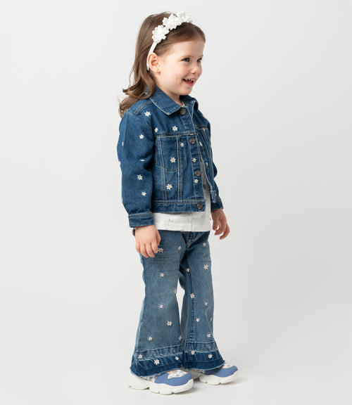 Jeans bebé acampanados 3 meses / Azul Marino