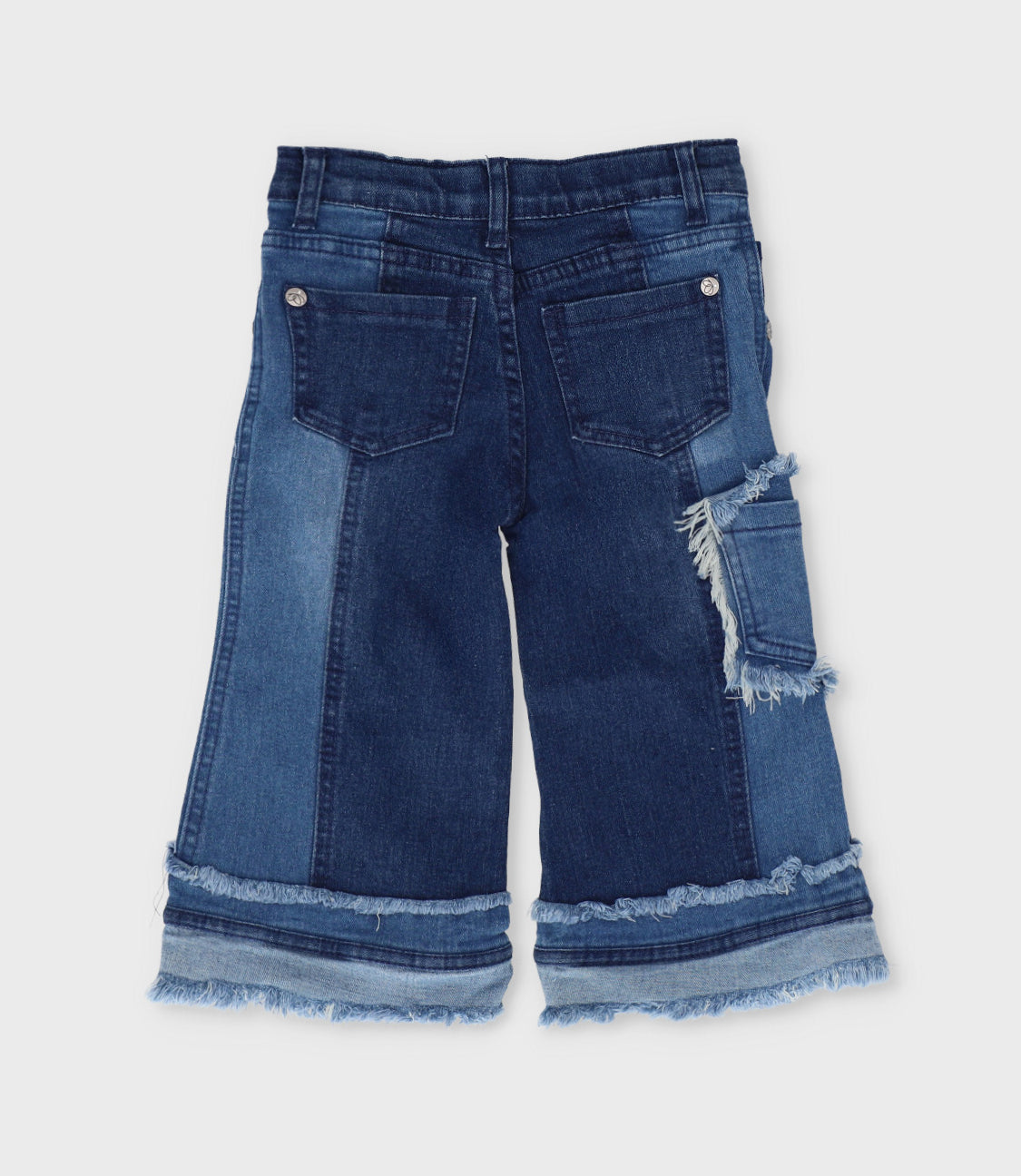 Jeans bebé aplicación de flores