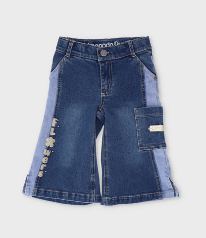Jeans bebé bicolor