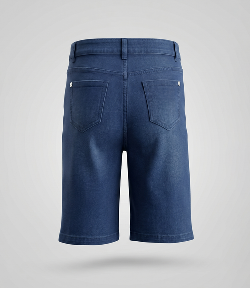 Jeans bebé wide leg con cherry y lazos 3 meses / Azul Marino