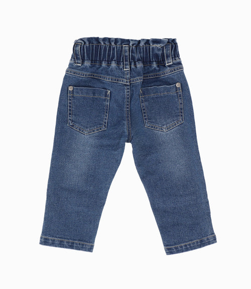 Jeans bebé niña con ovejas 3 meses / Azul Marino