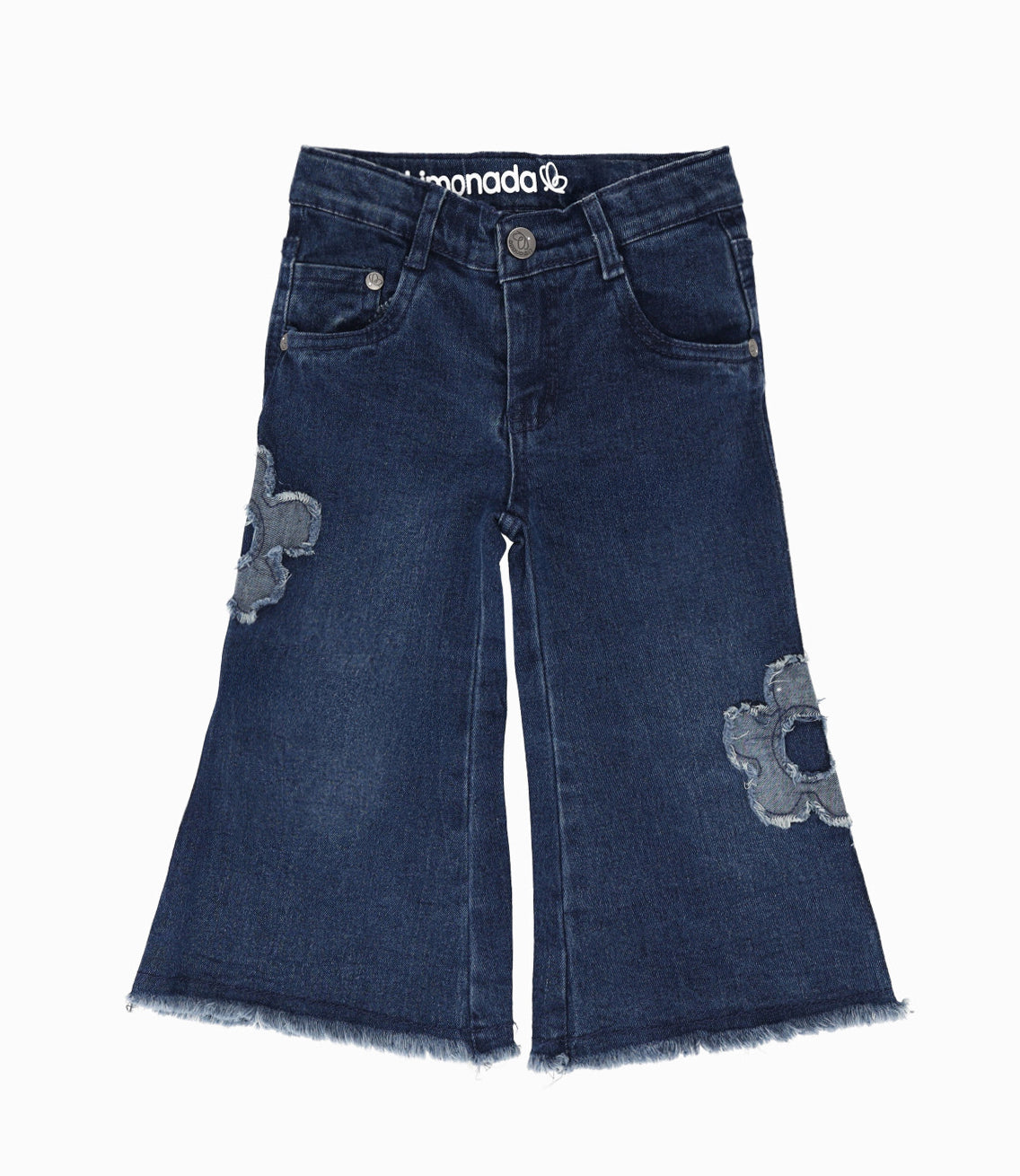 Jeans bebé niña con diseño 3 meses / Azul Marino