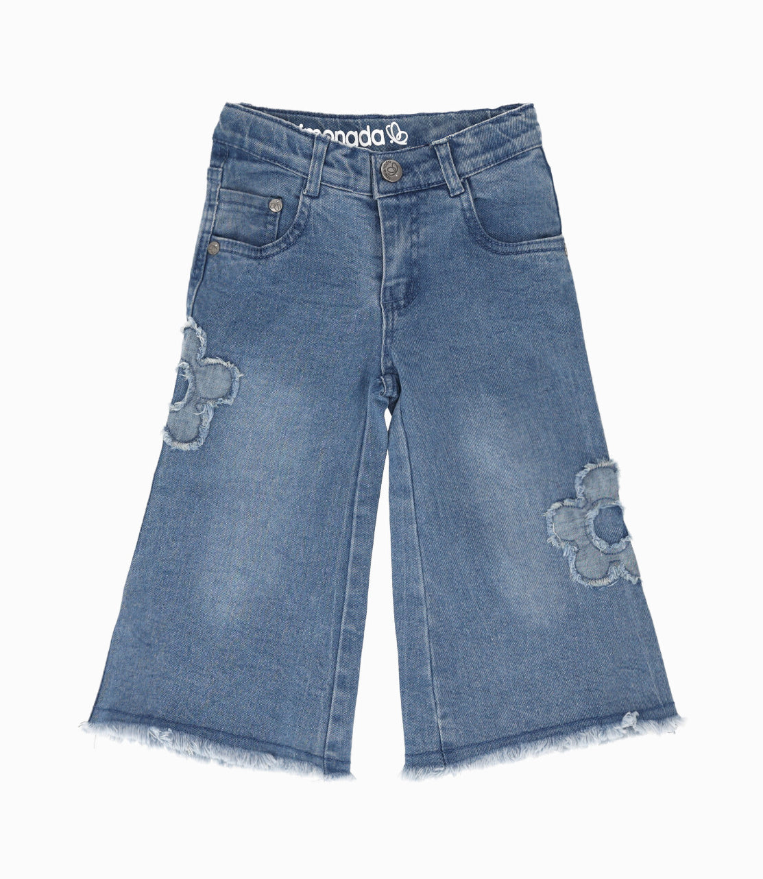Jeans bebé niña con diseño 3 meses / Celeste