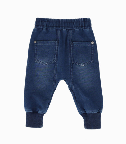 Jeans bebé niña con perrito 3 meses / Azul Marino