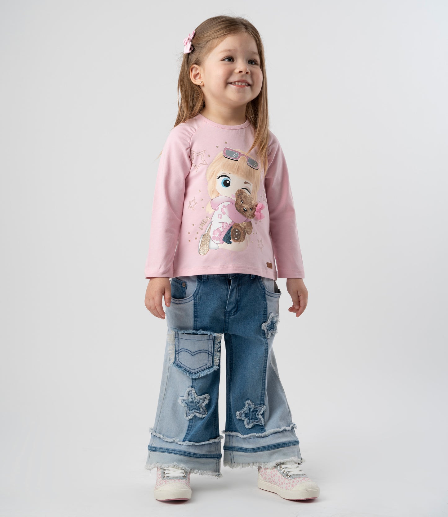 Jeans bebé con estrellas