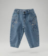 Jeans bebé con flores