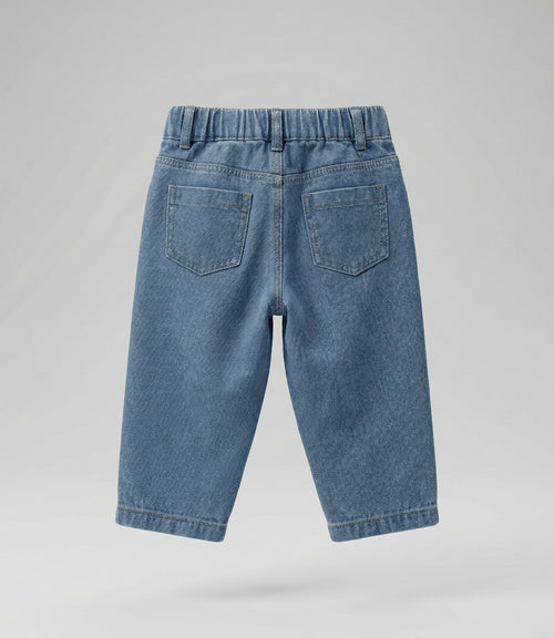 Jeans bebé con flores